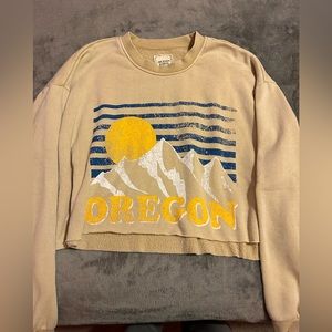 Oregon Cropped Sweatshirt